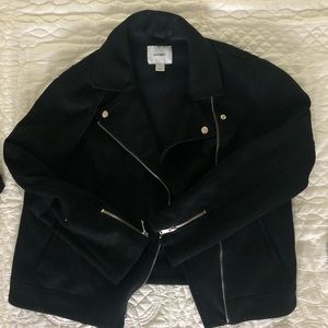 Old Navy black moto jacket